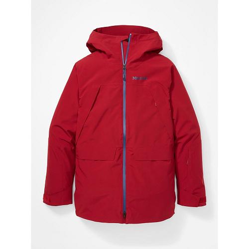 Marmot Hovden Jackets - Mens Ski Jacket Dark Red CA7319864 Canada